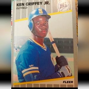 1989 Fleer KEN GRIFFEY JR. Rookie Baseball Card